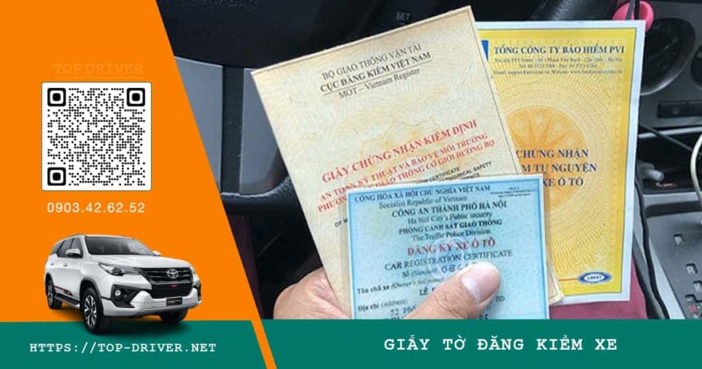 Giấy tờ khi đi đăng kiểm ôtô tại Đà Nẵng
