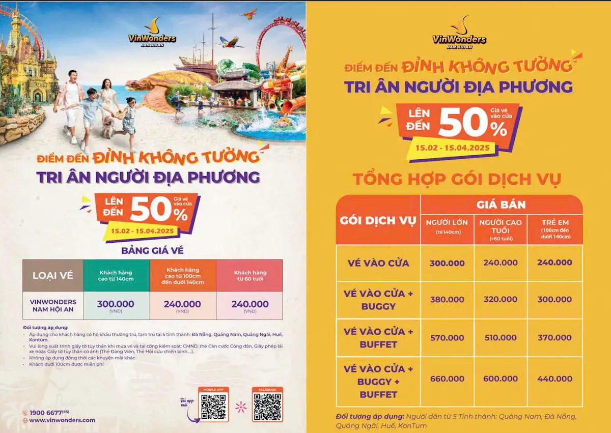 Tri ân người địa phương VinWonders Nam Hội An